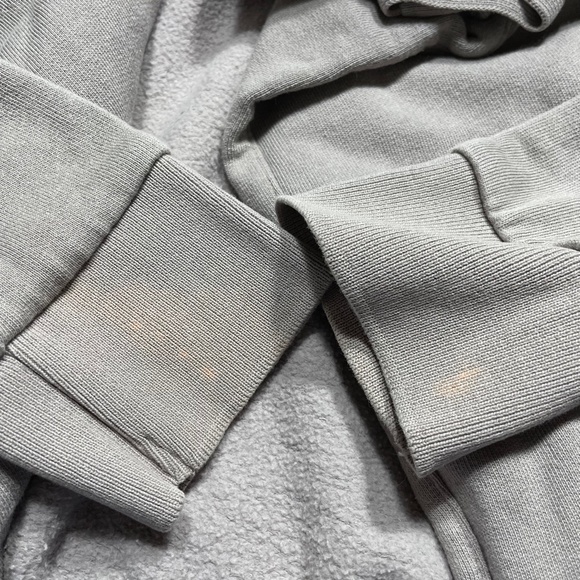 All Saints Dahlia Sweatshirt Cardigan S Cotton Modal Gray Waterfall Open Front - Picture 7 of 12